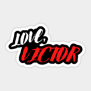 Love Victor Sticker